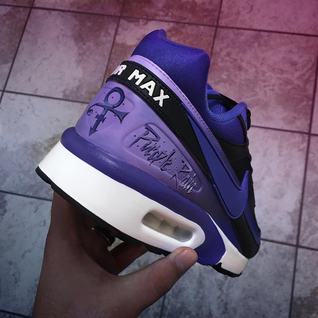 Custom Purple Rain Sneakers Pay Tribute to Prince