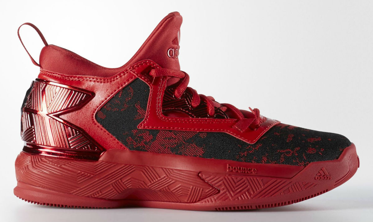 The adidas D Lillard 2 Wears Red for Rose City