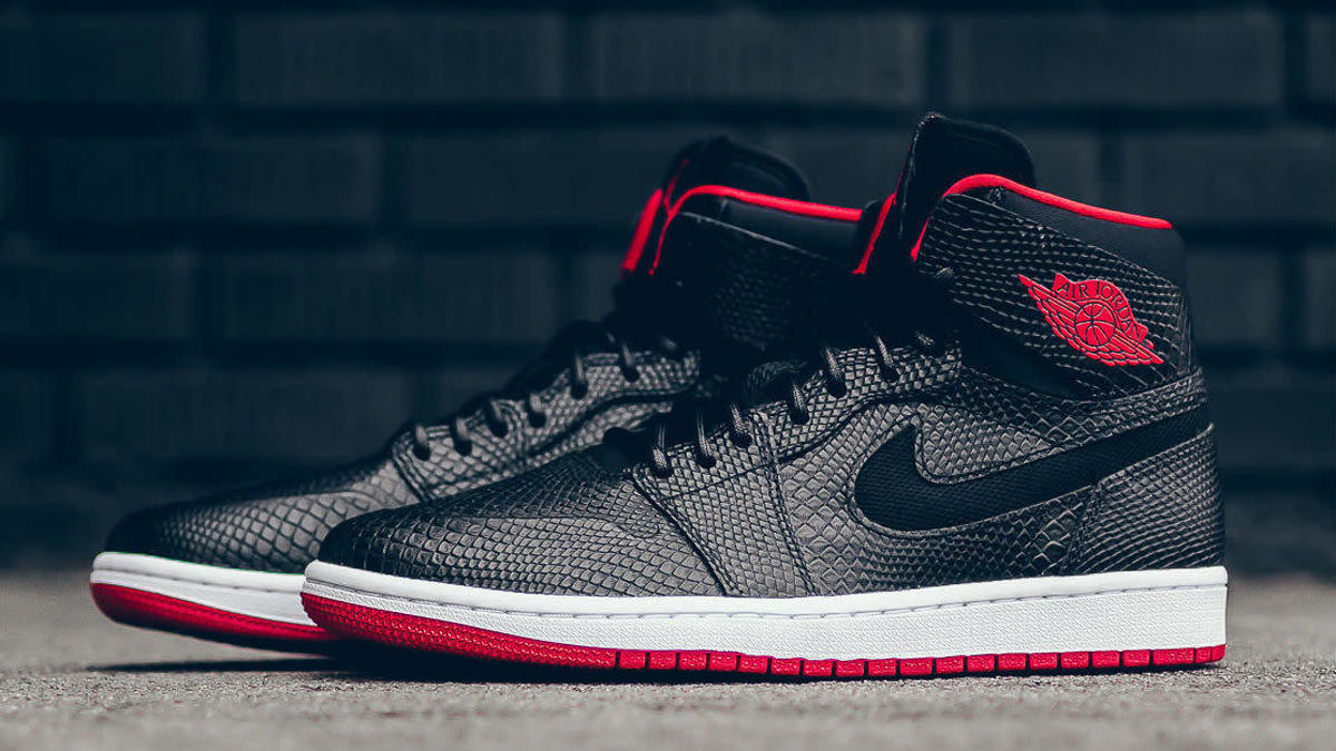 Jordan snakeskin red online