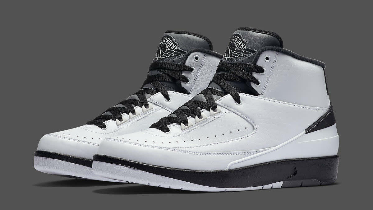 Jordan 2 black and white online