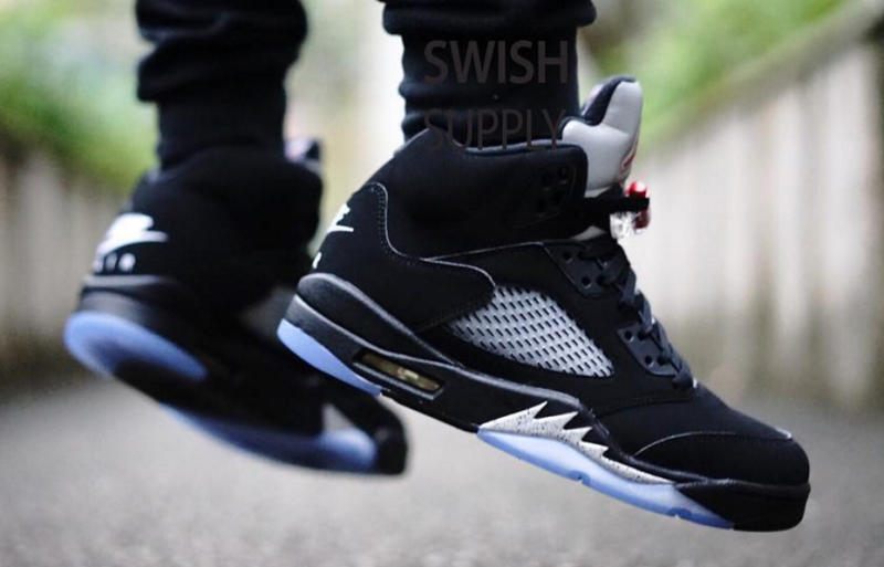 Here s an On Feet Look at the Black Metallic Air Jordan