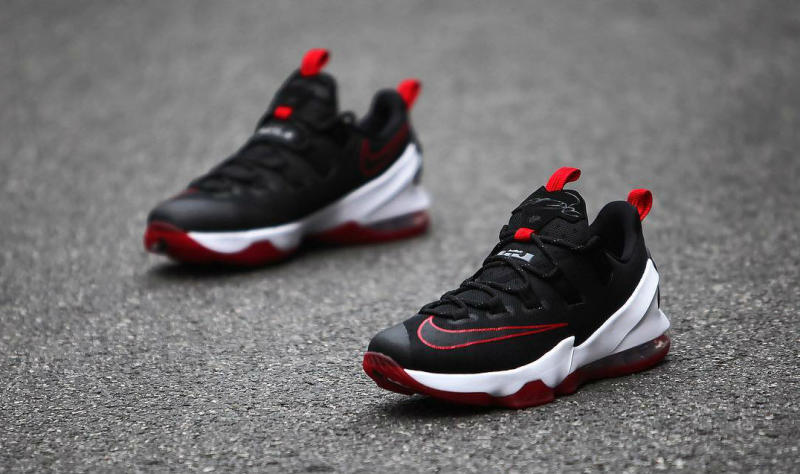 The Bred Nike LeBron 13 Low in Detail