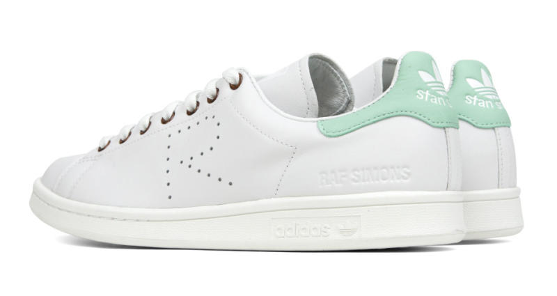 Raf simons stan smith white green hotsell