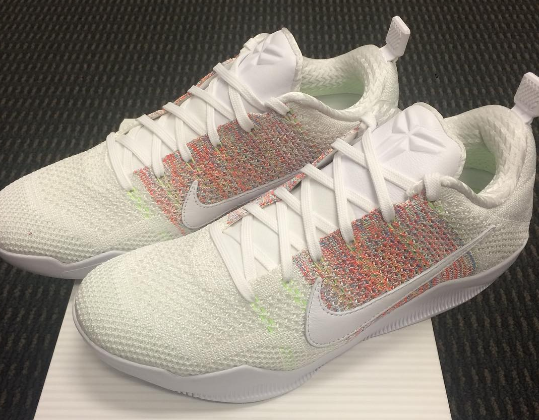 Nike Kobe 11s Easter color-way Basketball Shoes Used Few Times Indoor Court Only Nike Kobe 11 XI Low EM 3D Polka Dot Basketball Shoes 2016  main image 2