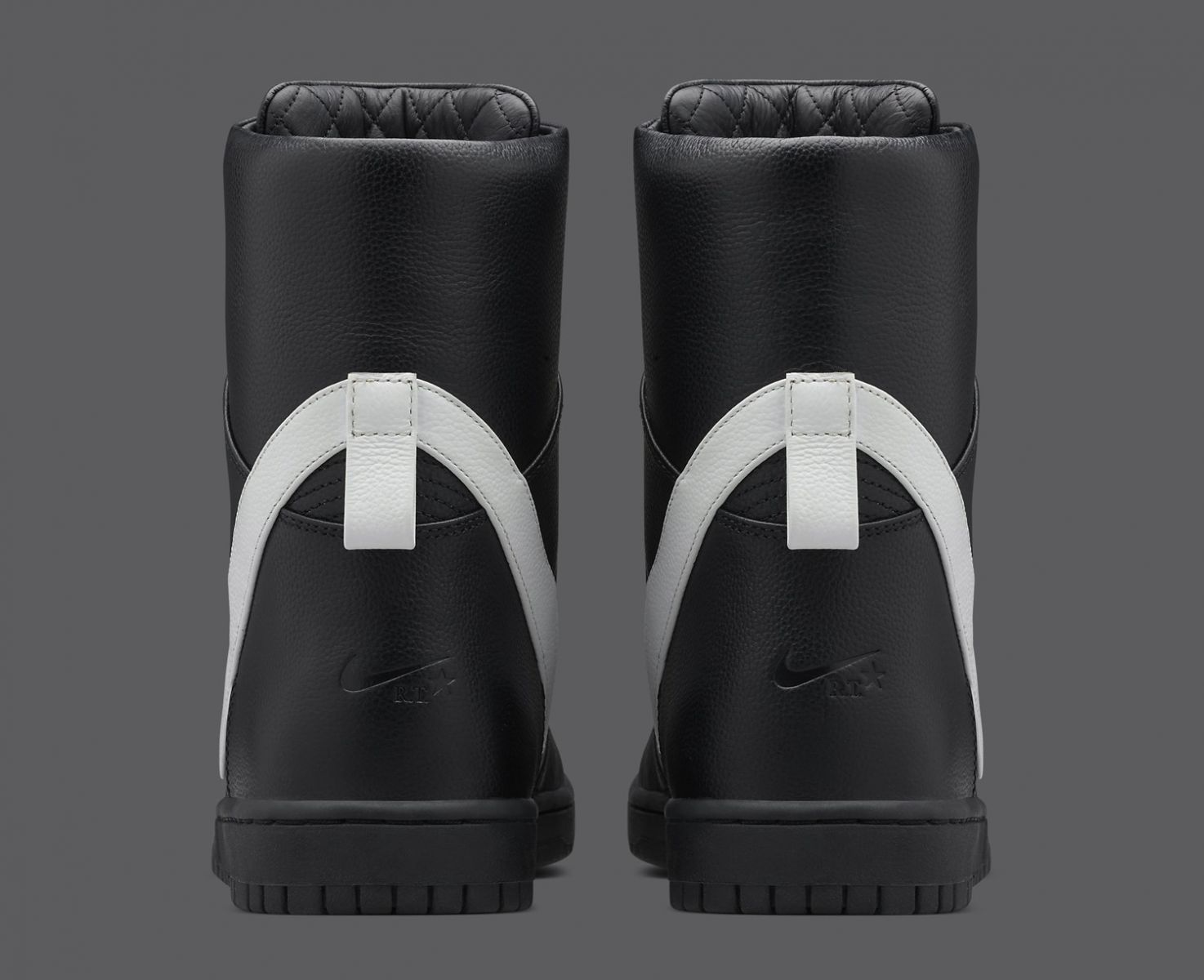 DUNK LUX NikeLab×RICCARDO TISCリカルド・ティッシ AIR FORCE1 AF-1 RT ハイカット ブーツ 黒 表記サイズUS10.5 28.5cm Riccardo Tisci NikeLab Dunk Lux High Nike Collaboration