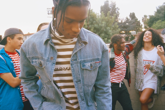 guess originals asap rocky デニムジャケット GUESS Originals x A$AP Rocky Takes Us Back to the '90s