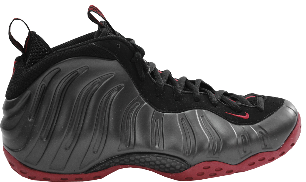 Grey and red foamposites on sale