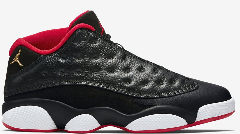 Jordan 13 black university red university gold best sale