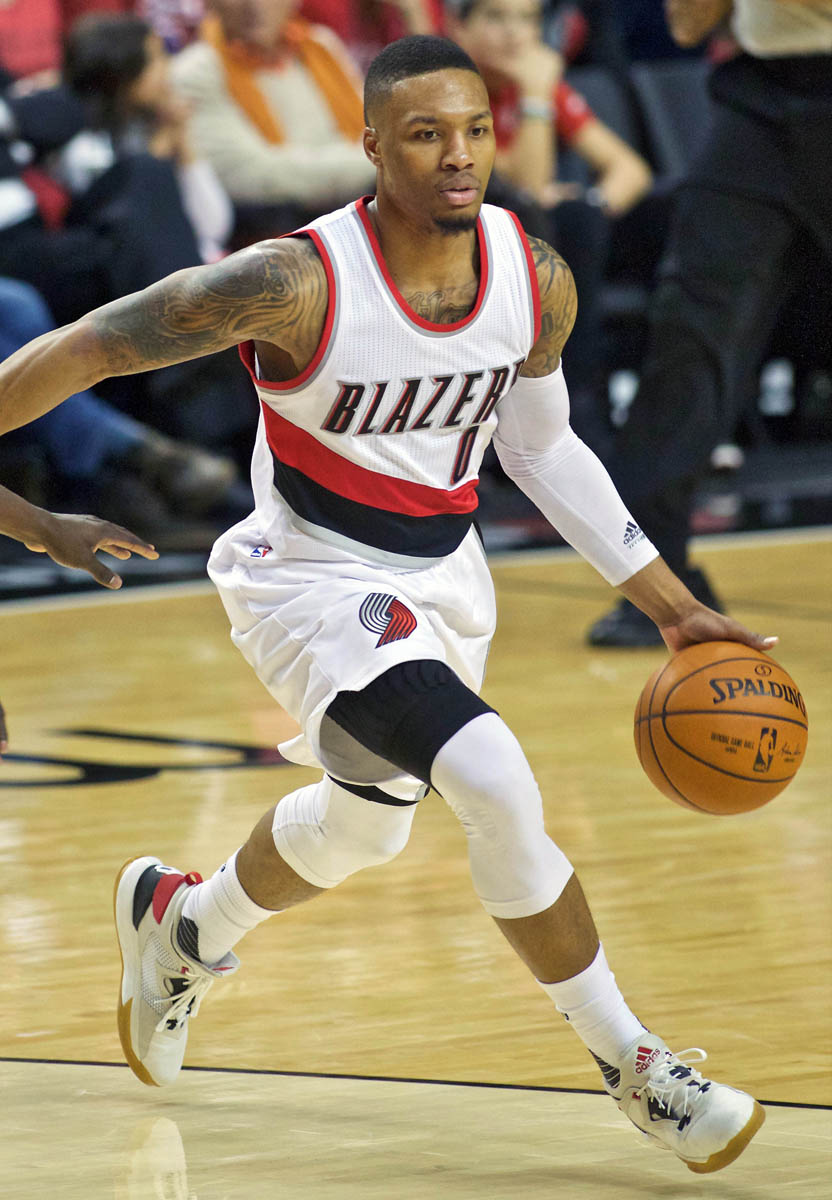 SoleWatch Dame Lillard Plays in His New adidas Shoe for