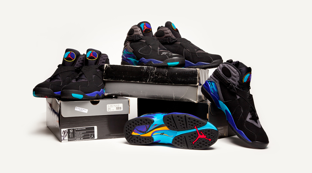 Fake jordan 8 aqua deals