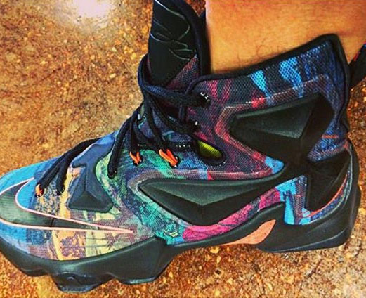 Lebron 13 multicolor best sale