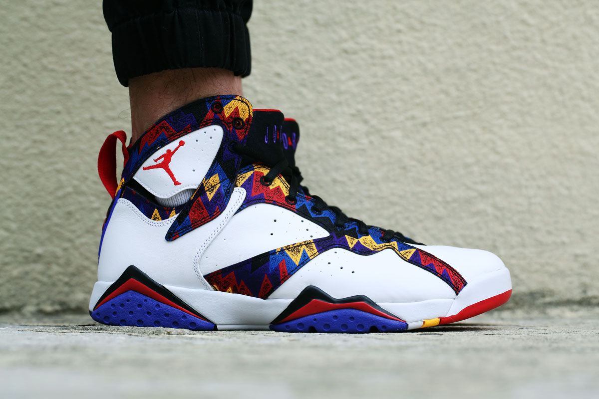 Check Out the 'Nothing But Net' Air Jordan 7 On-Foot