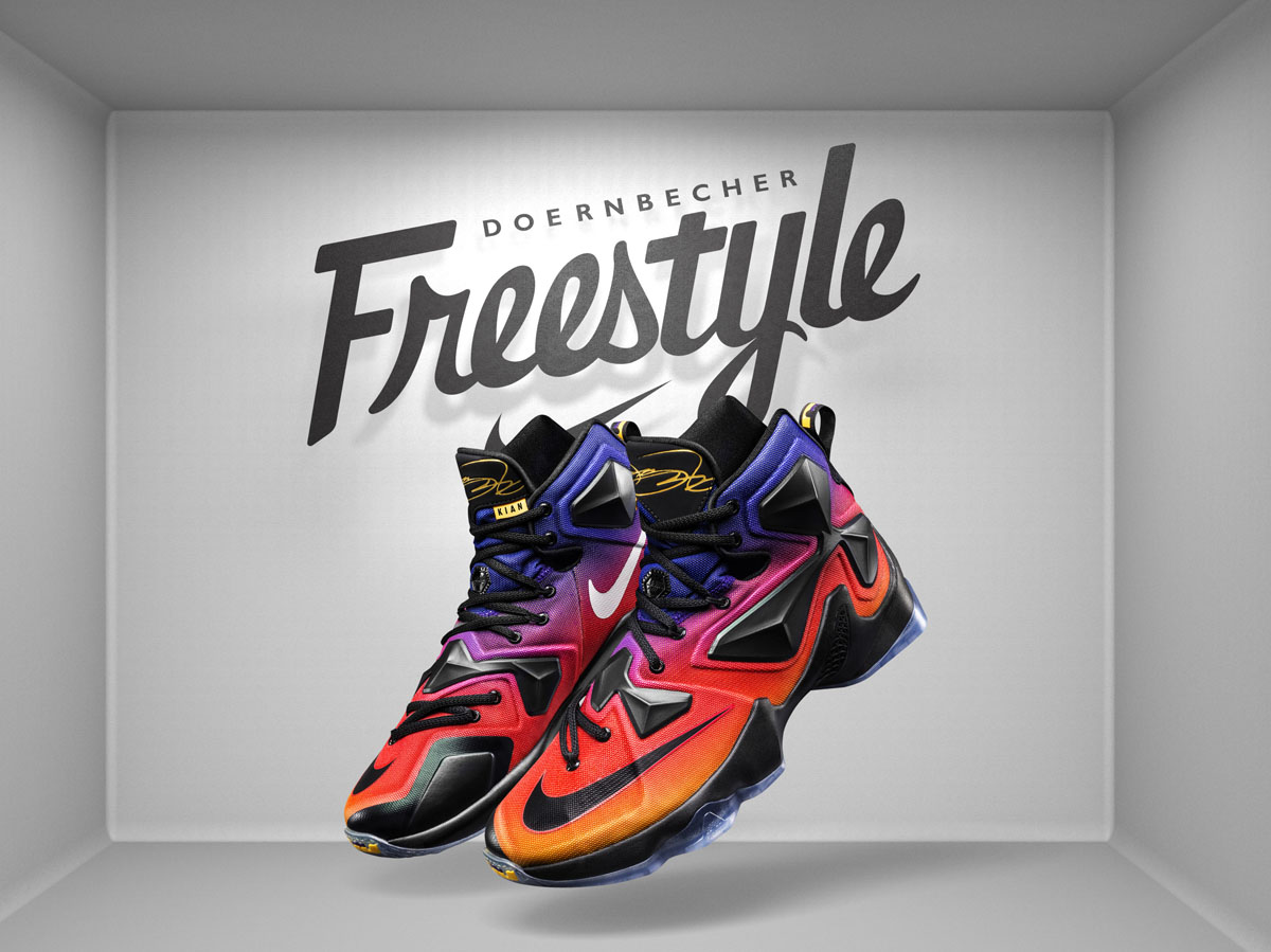 Nike LeBron 13 Doernbecher by Kian Safholm