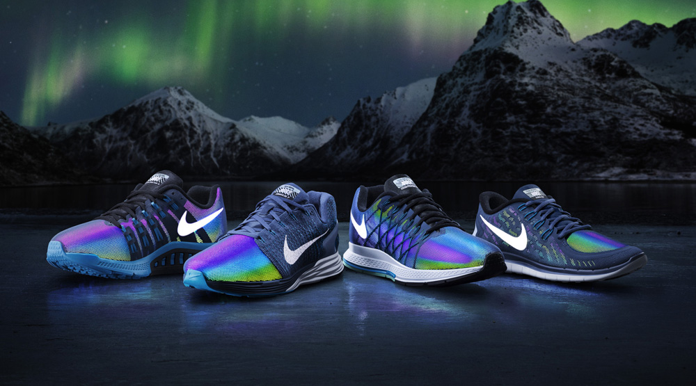 Nike shoes that reflect light online