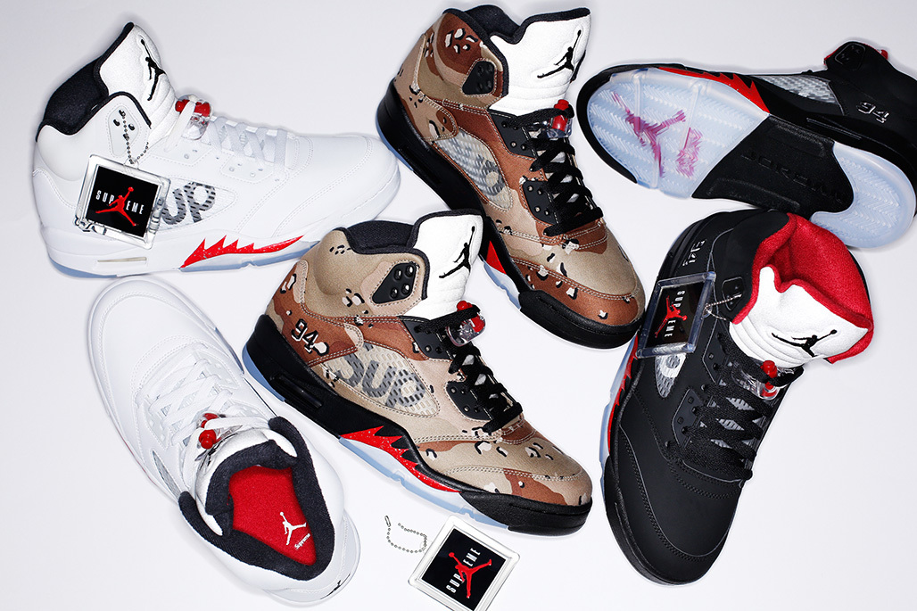 NIKE AIR JORDAN 5 aj5 supreme コラボ Supreme x Air Jordan 5 - White | Kixify Marketplace