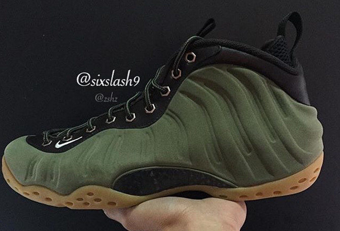 Here s the Olive Nike Air Foamposite One Officially