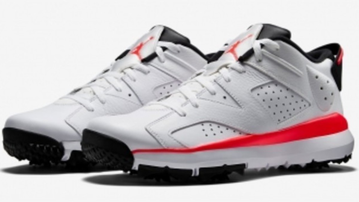 Jordan RETORO 6 GOLF ホワイトインフラレッド エア ジョーダン 6 ナイキ ロー ゴルフ NIKE JORDAN RETRO GOLF
