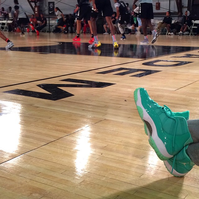 Chris Paul Debuts Emerald Air Jordan 11 Inspired by His