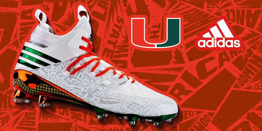 Two Cleat Options Highlight the Miami Hurricanes New adi