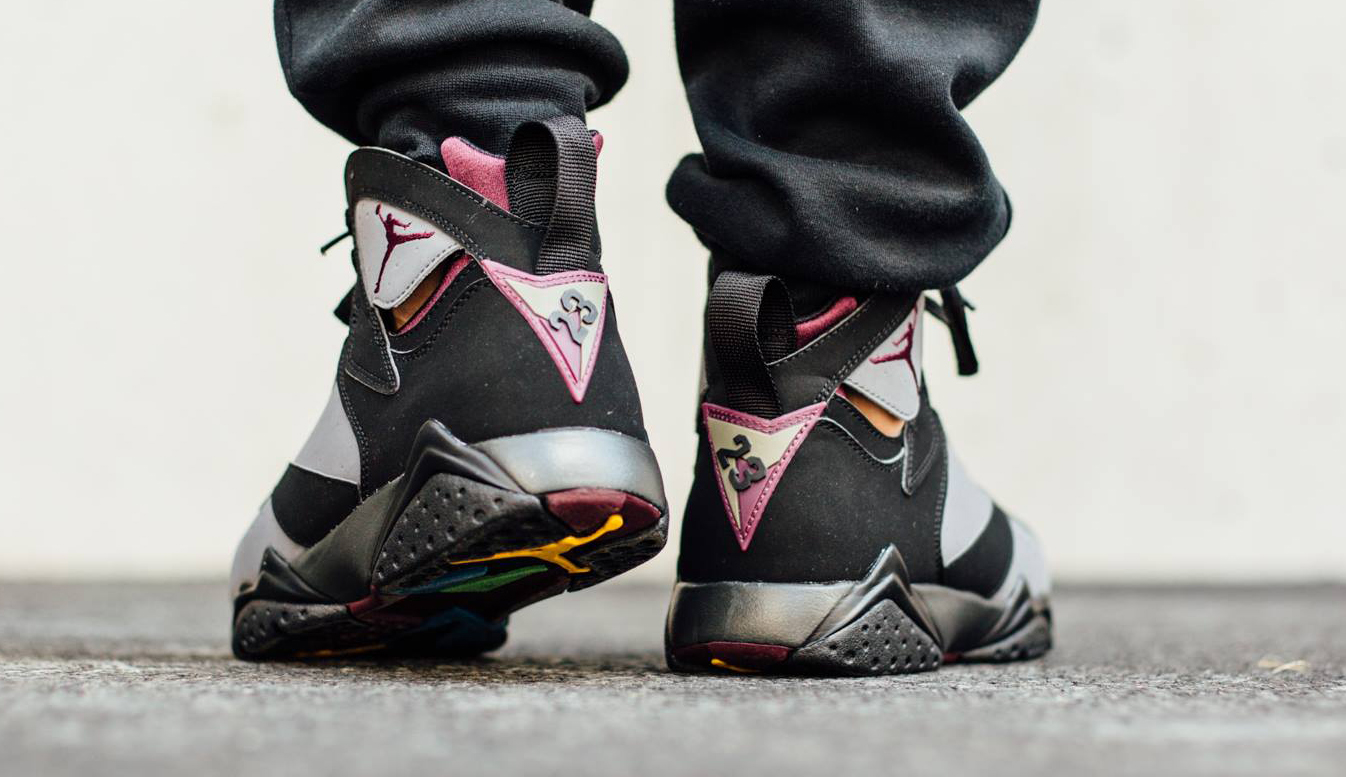 See How Bordeaux Air Jordan 7s Look On Feet Before Tomo