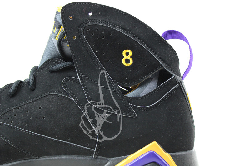 Jordan 7 lakers on sale