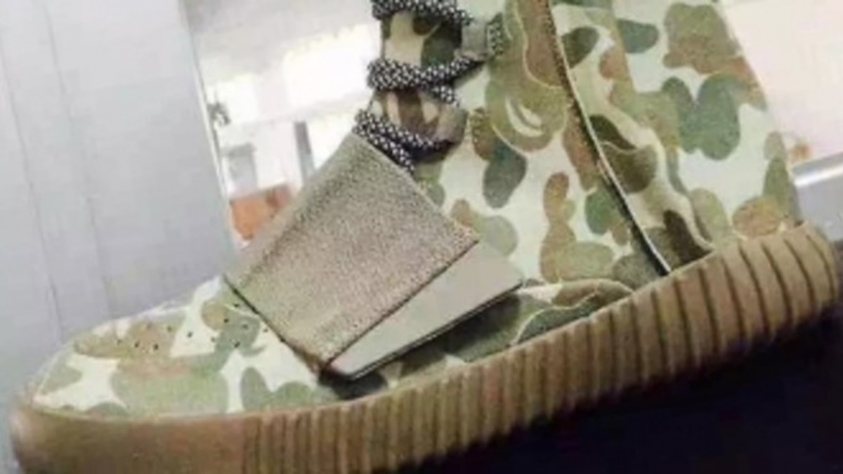 The BAPE x adidas Yeezy Boost Was Kinda Imagined into E