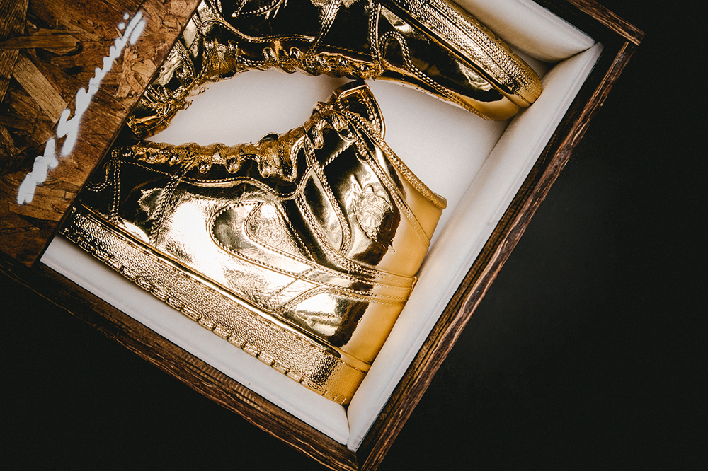 All gold jordans on sale