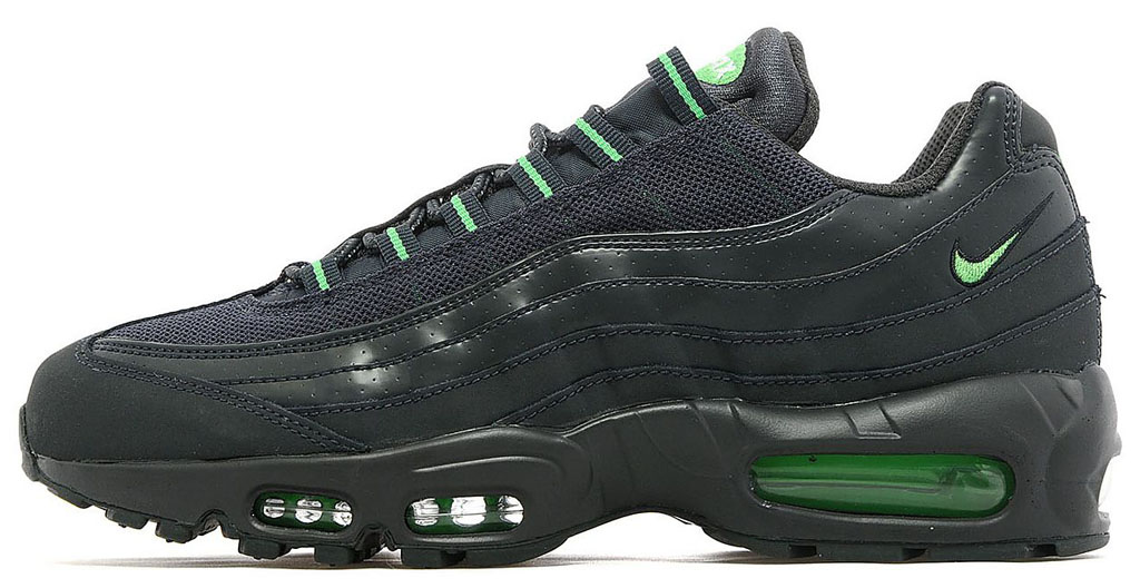 Black green air max 95 best sale