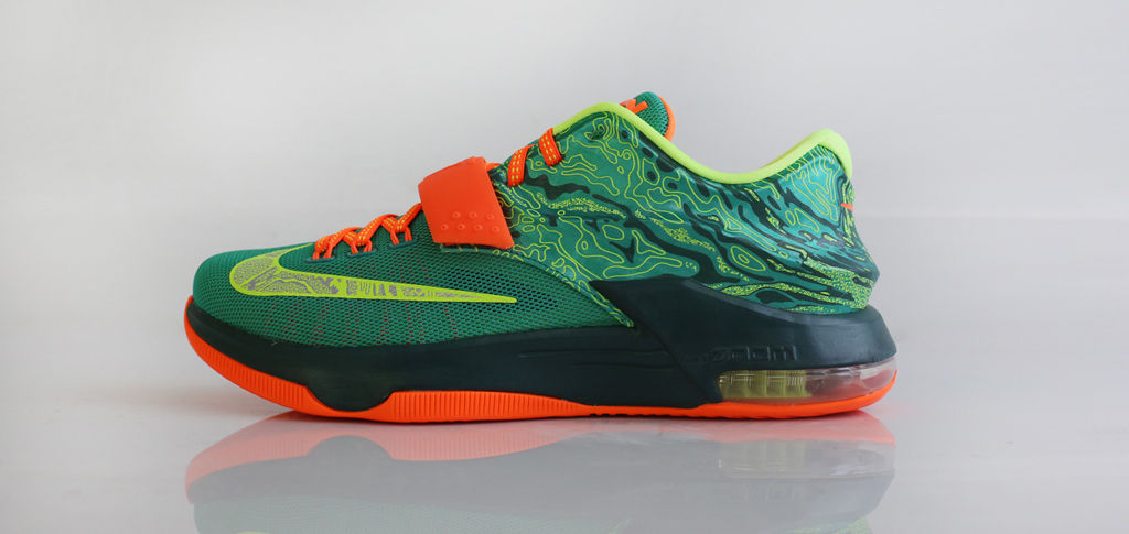 Green kevin durant shoes best sale