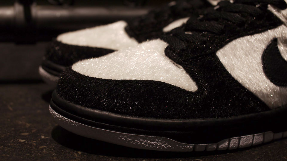NIKE GS DUNK LOW UENO PANDA 747072 白黒 Nike Dunk Low Premium QS Ueno Panda 2015 GS Youth 6.5Y