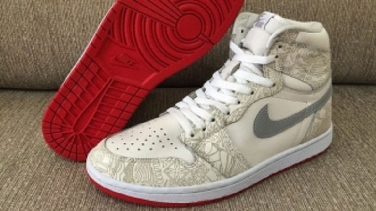 A Red Bottom for this Air Jordan 1 Sample