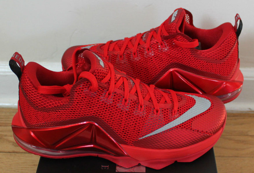 Lebron 12 Low University outlets Red Nike