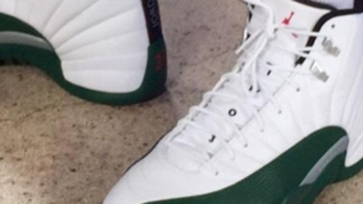 Jabari Parker Debuts 'Bucks' Air Jordan 12 PE, image size:1200x675