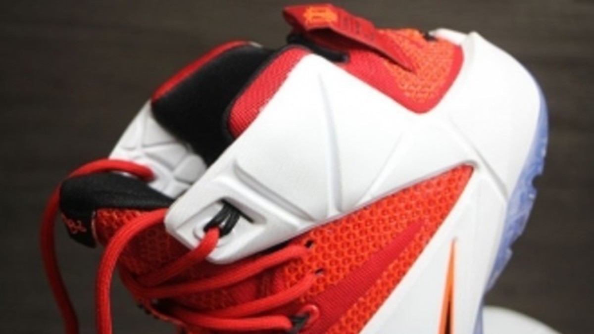 Nike LeBron 12 Red/White 'Lion Heart', image size:1200x675