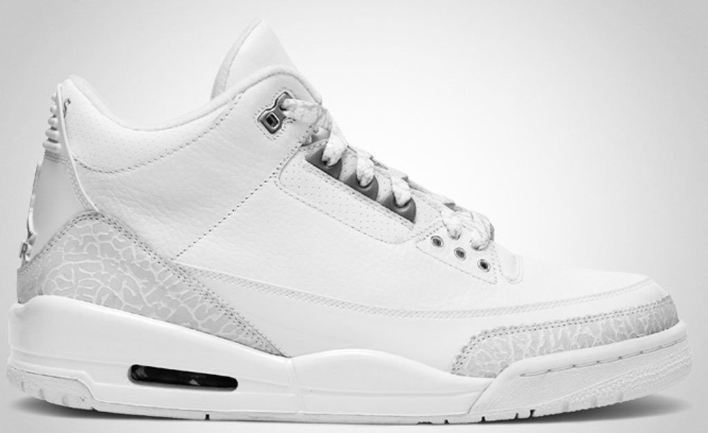 All fashion white jordan 3s