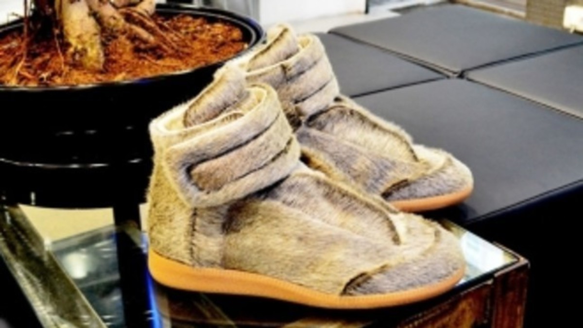 Maison Martin Margiela Dropped a Pony Hair Sneaker for the Yeezus Tour