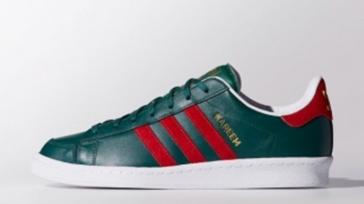 Kareem Abdul Jabbar Adidas Low Top Sneakers Men\'s Size 14 Sneakers Green Red Adidas has released the Jabbar Lo in a new  main image 2