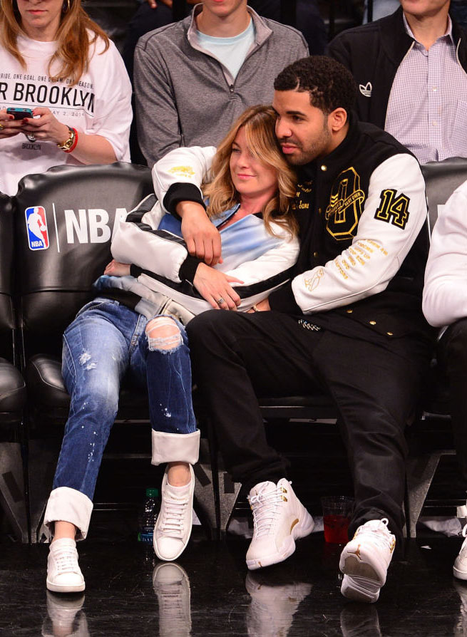 Drake Wears White OVO Air Jordan 12