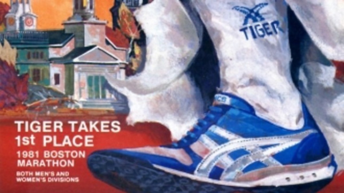 Vintage Ad: ASICS Tiger X-Caliber - 1981 Boston Marathon
