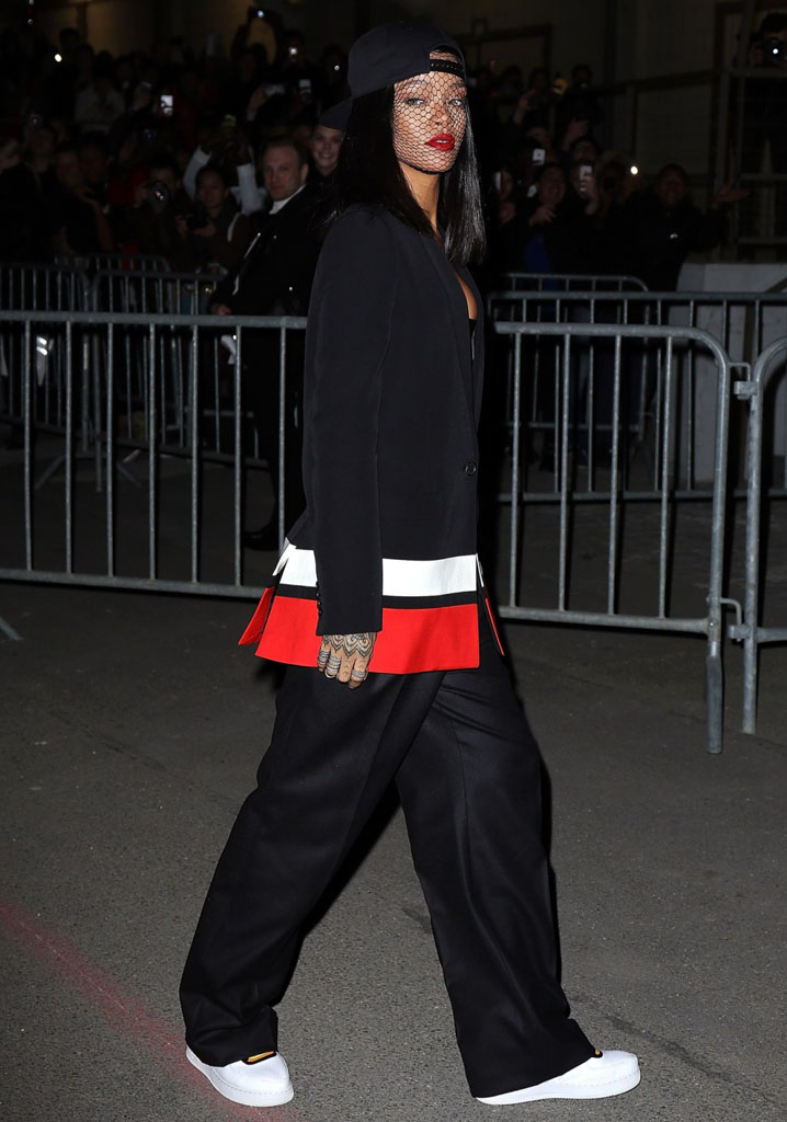 SoleWatch Rihanna Wears Nike Air Force 1 RT