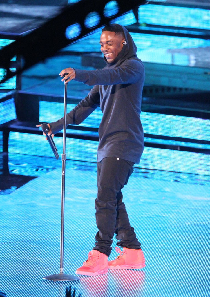 SoleWatch Kendrick Lamar Wears Red October Nike Air Y