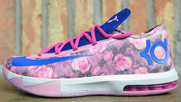 A First Look at the Nike KD 6 Supreme Floral Aunt Pear