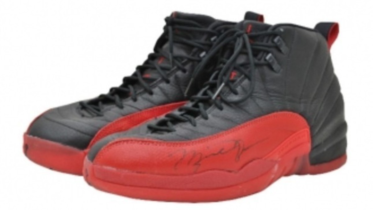 Michael Jordan's 'Flu Game' Air Jordan 12 Fetches $104,76 Michael Jordan's 'Flu Game' Air Jordan 12 Fetches $104,76