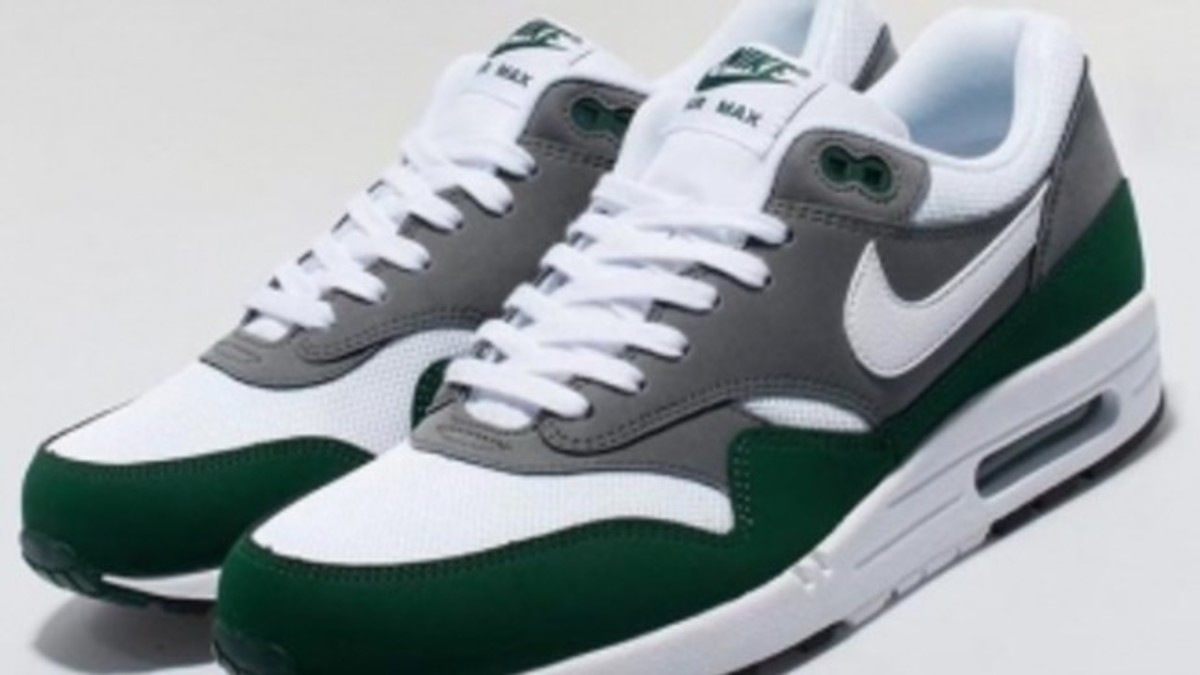 Nike air max 1 green grey white hotsell