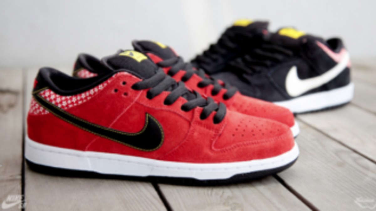 ミ*)様 Nike SB Dunk Low \"Red Firecracker\" NIKE SB Red Firecracker Dunk Low Sneaker Review On Feet