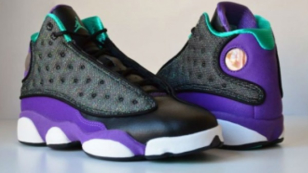 Air Jordan 13 Retro GS Black Atomic Teal Ultraviolet