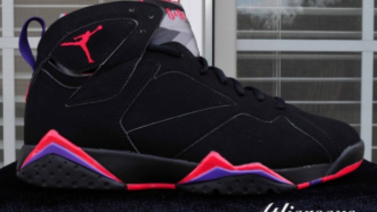 Jordan retro 7 black and grey best sale