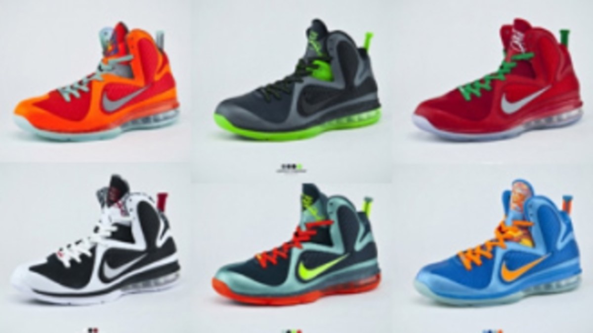 Lebron 9 colorways on sale