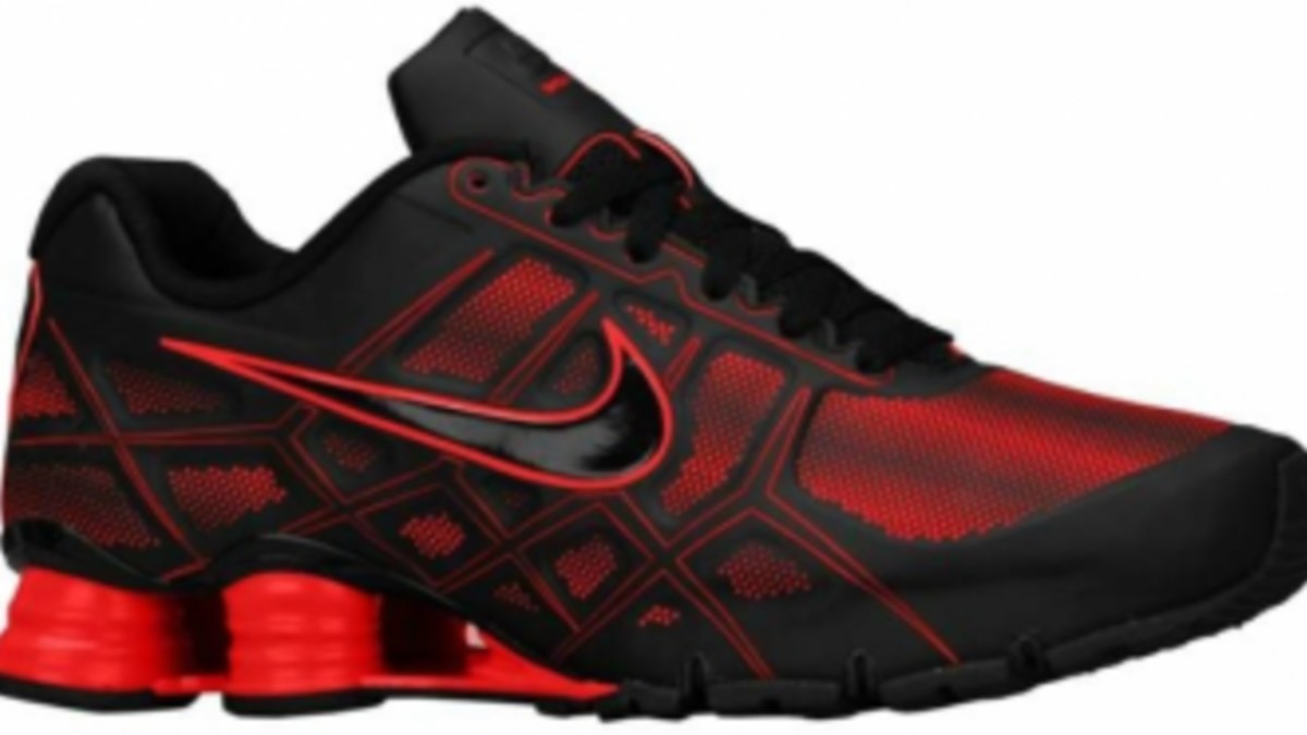 Nike Shox Turbo XII SL - Black/Challenge Red