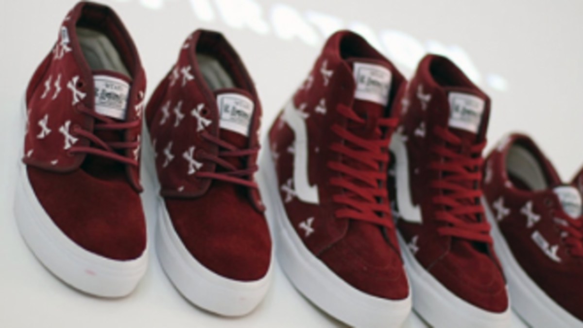 Vans Syndicate x WTAPS Burgundy “Bones” Pack